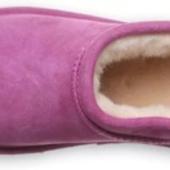 BEARPAW Women's Super Shorty Ankle Boot Pink Size 8 - Picture 3 of 5